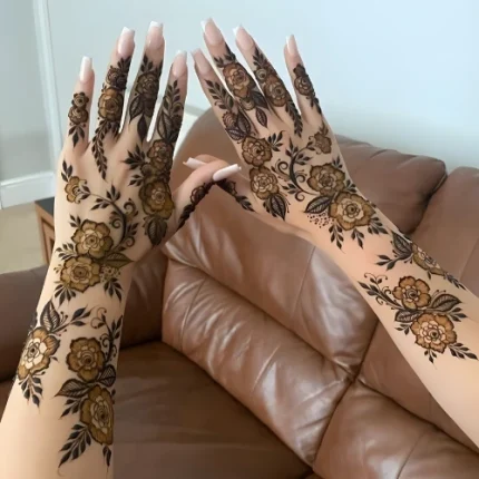 Complex Henna Design